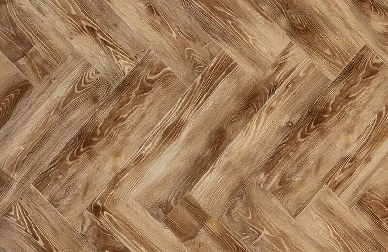 Indoor Herringbone Wood Grain Spc Flooring Tiles Size 150mmx750mmx6.0mm with 1.5mm