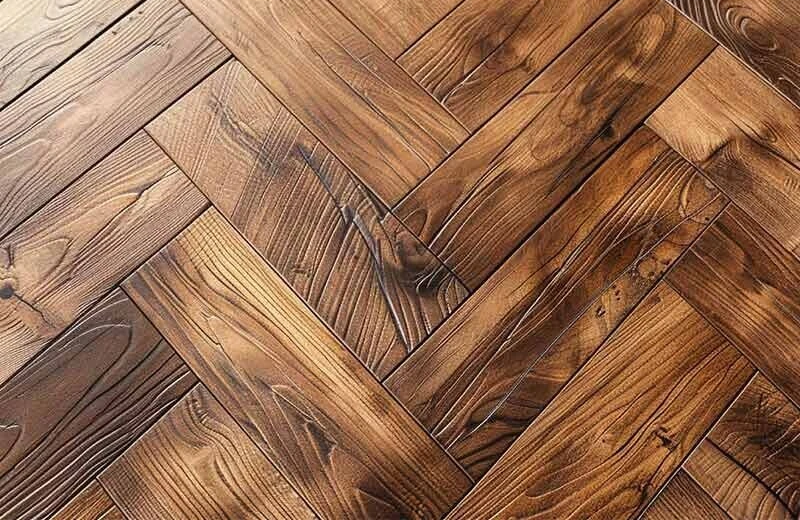 6mm 7mm 8mm Insulation Eco-friendly Floor Wood Texture Pvc Herringbone Spc Flooring