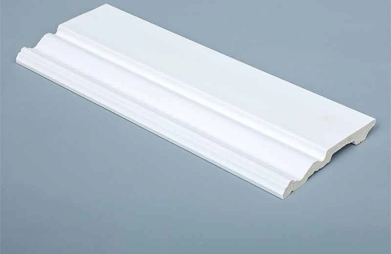 Hot Sale Plastic Skirting Molding PS Polystyrene Baseboard Cornice Waterproof